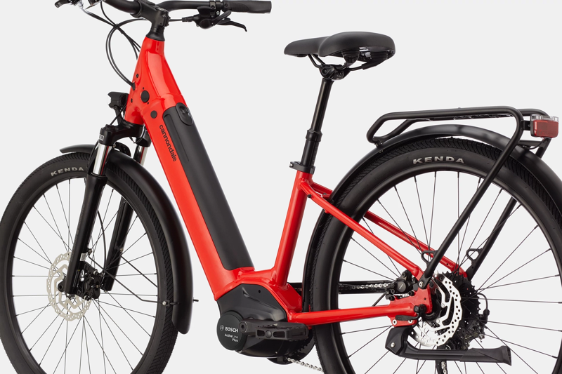 Cannondale Adventure Neo 3 EQ Electric Hybrid Bike Rally Red-5